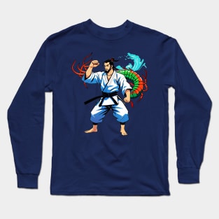 Shrimps Master BJJ Long Sleeve T-Shirt